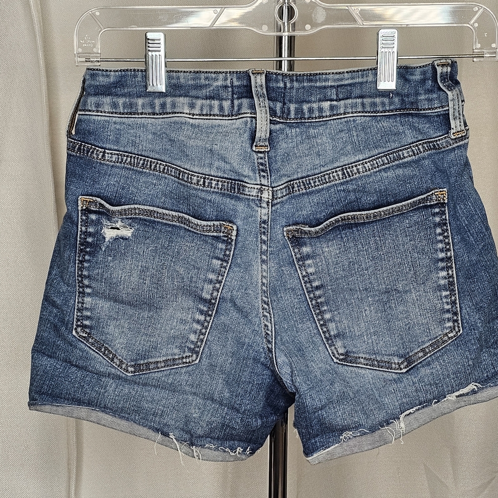 Universal Thread Ripped Blue Jean Shorts - Picture 2 of 3